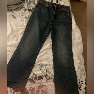 NWT!  Juicy Couture Dark Wash Crop Kick Jean